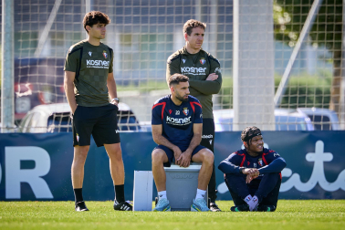 Luis Miguel Ramis dirigió este lunes, 12 de octubre, su última entrenamiento como entrenador de Osasuna antes de ser cesado