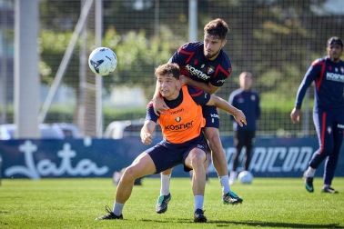 Luis Miguel Ramis dirigió este lunes, 12 de octubre, su última entrenamiento como entrenador de Osasuna antes de ser cesado