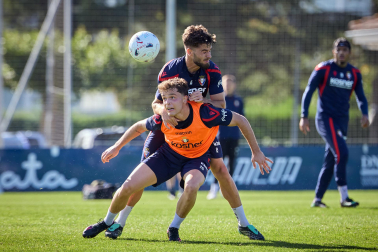 Luis Miguel Ramis dirigió este lunes, 12 de octubre, su última entrenamiento como entrenador de Osasuna antes de ser cesado