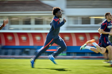 Luis Miguel Ramis dirigió este lunes, 12 de octubre, su última entrenamiento como entrenador de Osasuna antes de ser cesado