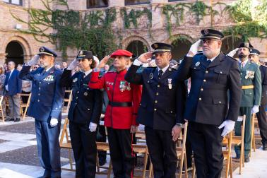 Celebración del día de la patrona de la Guardia Civil en Tudela