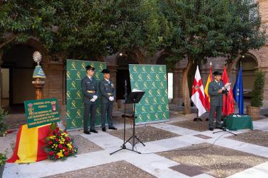 Celebración del día de la patrona de la Guardia Civil en Tudela