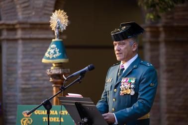 Celebración del día de la patrona de la Guardia Civil en Tudela