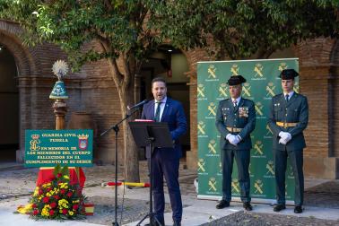 Celebración del día de la patrona de la Guardia Civil en Tudela