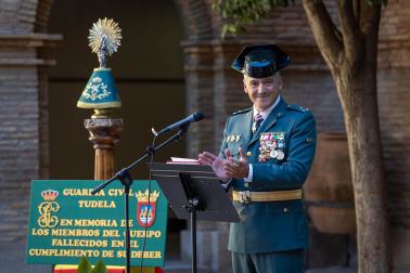 Celebración del día de la patrona de la Guardia Civil en Tudela