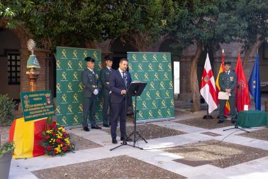 Celebración del día de la patrona de la Guardia Civil en Tudela