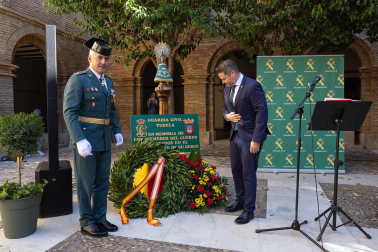 Celebración del día de la patrona de la Guardia Civil en Tudela