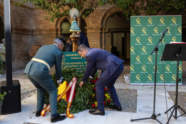Celebración del día de la patrona de la Guardia Civil en Tudela
