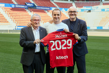 Presentación de Jagoba Arrasate como nuevo entrenador de Osasuna