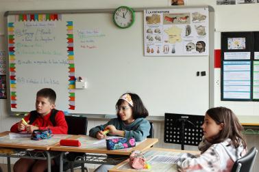 Colegio público de Infantil y Primaria 'Luzaide', proyecto educativo transfronterizo con la localidad francesa de Arnegi