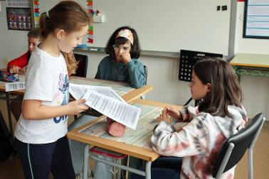 Colegio público de Infantil y Primaria 'Luzaide', proyecto educativo transfronterizo con la localidad francesa de Arnegi