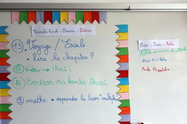 Colegio público de Infantil y Primaria 'Luzaide', proyecto educativo transfronterizo con la localidad francesa de Arnegi