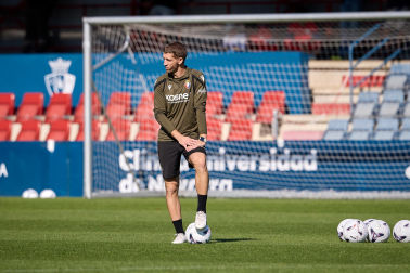 Fotos del primer entrenamiento de Jagoba Arrasate este miércoles en Tajonar