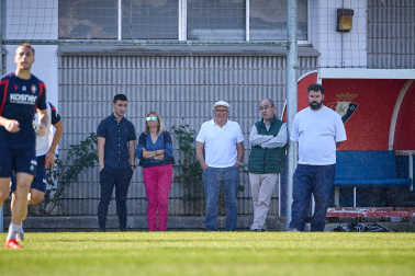 Fotos del primer entrenamiento de Jagoba Arrasate este miércoles en Tajonar