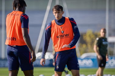 Fotos del primer entrenamiento de Jagoba Arrasate este miércoles en Tajonar