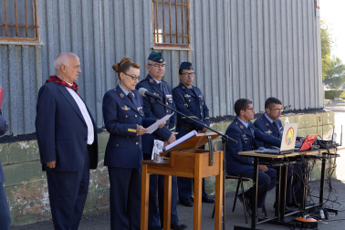 Celebración del 75 aniversario de la apertura del Polígono de Tiro de las Bardenas Reales con desfiles y exhibiciones del Ejército del Aire