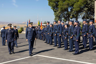 Celebración del 75 aniversario de la apertura del Polígono de Tiro de las Bardenas Reales con desfiles y exhibiciones del Ejército del Aire