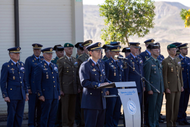 Celebración del 75 aniversario de la apertura del Polígono de Tiro de las Bardenas Reales con desfiles y exhibiciones del Ejército del Aire