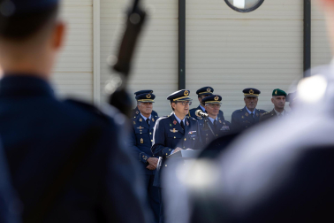 Celebración del 75 aniversario de la apertura del Polígono de Tiro de las Bardenas Reales con desfiles y exhibiciones del Ejército del Aire