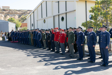 Celebración del 75 aniversario de la apertura del Polígono de Tiro de las Bardenas Reales con desfiles y exhibiciones del Ejército del Aire