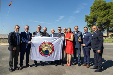 Celebración del 75 aniversario de la apertura del Polígono de Tiro de las Bardenas Reales con desfiles y exhibiciones del Ejército del Aire