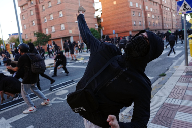 Fotos de los incidentes en Yamaguchi por la presencia de Vito Quiles en Pamplona