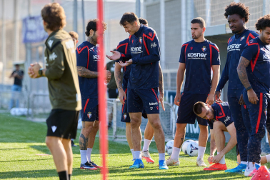 Fotos del entrenamiento de Osasuna de este 16 de octubre