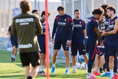 Fotos del entrenamiento de Osasuna de este 16 de octubre