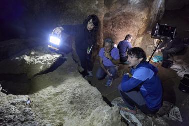 Foto de los restos humanos más antiguos hasta la fecha en Navarra