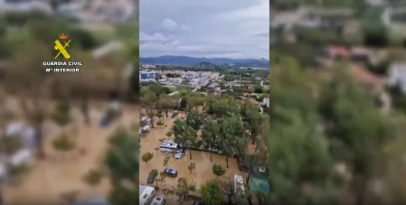 Vídeo de los rescates de la Guardia Civil en Oliva (Valencia) durante la dana