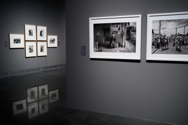 Fotos de la presentación de nuevas exposiciones del Museo Universidad de Navarra