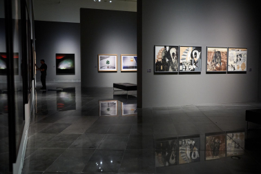 Fotos de la presentación de nuevas exposiciones del Museo Universidad de Navarra