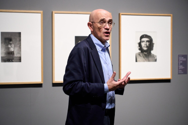 Fotos de la presentación de nuevas exposiciones del Museo Universidad de Navarra