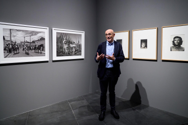 Fotos de la presentación de nuevas exposiciones del Museo Universidad de Navarra