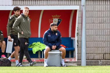Foto del entrenamiento de Osasuna del 21 de octubre