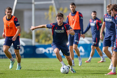 Foto del entrenamiento de Osasuna del 21 de octubre
