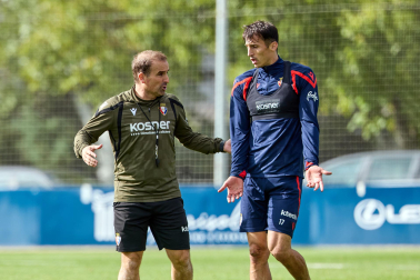 Foto del entrenamiento de Osasuna del 21 de octubre