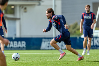 Foto del entrenamiento de Osasuna del 21 de octubre