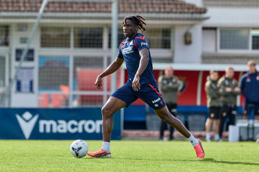 Foto del entrenamiento de Osasuna del 21 de octubre