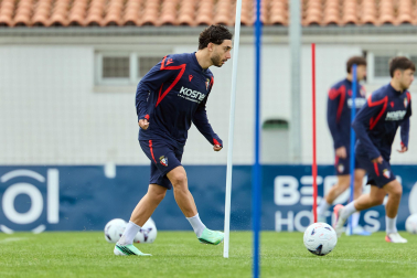 Foto del entrenamiento de Osasuna del 21 de octubre