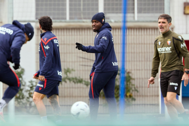 Foto del entrenamiento de Osasuna del 21 de octubre