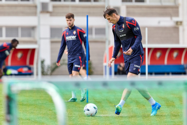 Foto del entrenamiento de Osasuna del 21 de octubre