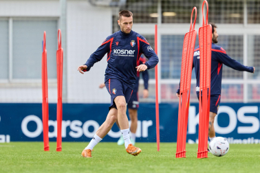 Foto del entrenamiento de Osasuna del 21 de octubre