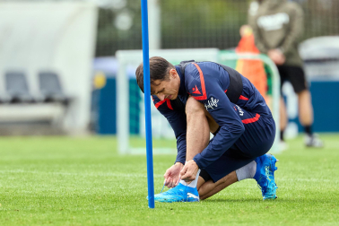 Foto del entrenamiento de Osasuna del 21 de octubre