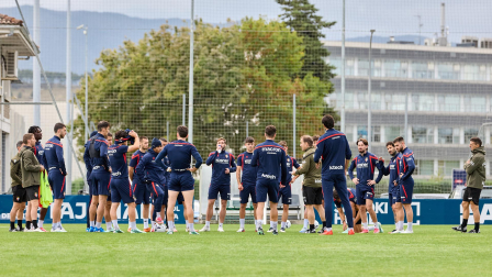 Foto del entrenamiento de Osasuna del 21 de octubre