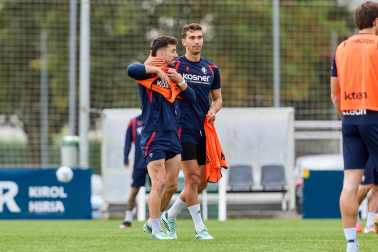 Foto del entrenamiento de Osasuna del 21 de octubre