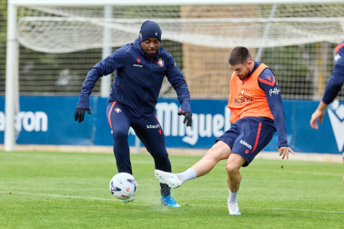 Foto del entrenamiento de Osasuna del 21 de octubre