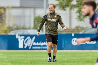 Foto del entrenamiento de Osasuna del 21 de octubre