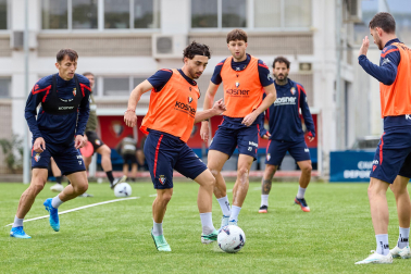 Foto del entrenamiento de Osasuna del 21 de octubre