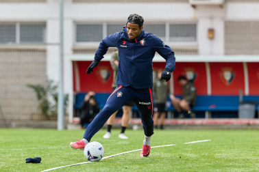 Foto del entrenamiento de Osasuna del 21 de octubre